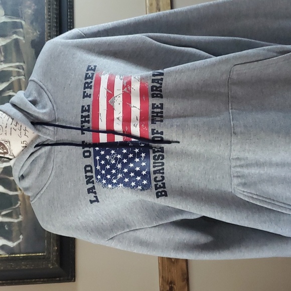 Mens XL American Legends Patriotic hoodie - Picture 3 of 5